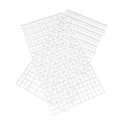 Happyyami 6pcs Aquarium Isolation Panel for Fish Tank Easy to Install and Remove Divider for Breeding and Separation Plate for Fish Tank Supplies
