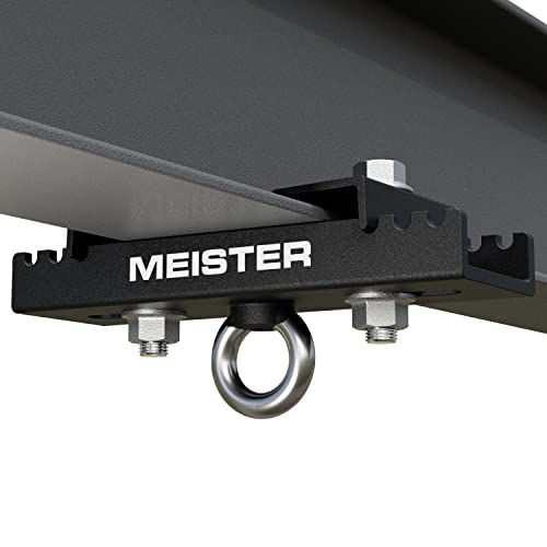 Meister Beam Clamp Hanger Mount for Heavy Bags & Overhead Gear | Commercial-grade low-profile ceiling mount for I-Beams & H-Beams. For boxing punching bags, suspension straps & more - style: Beam Flange Width: 3.5" - 5.5" (9 - 14cm)