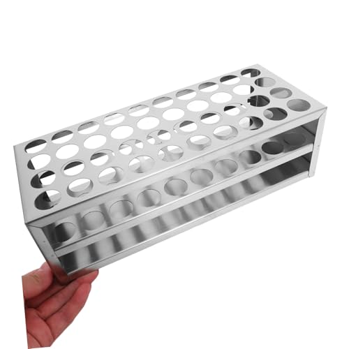 Stainless Steel Test Tube Holder Lab Tube Rack Easy to Clean Efficient Storage