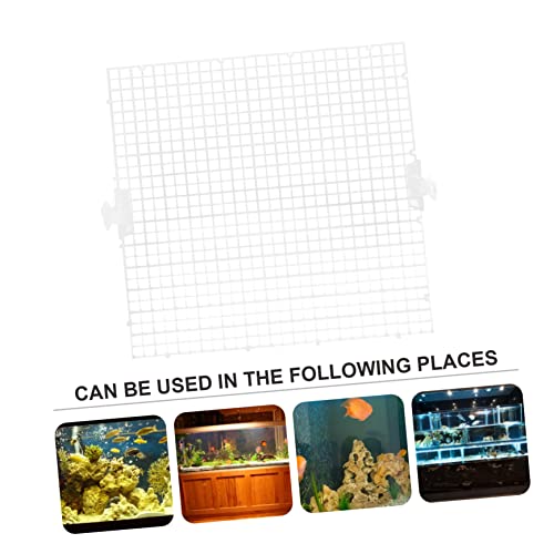 WOONEKY 8pcs Transparent Fish Tank Isolation Panel Modular for Breeding Separation Easy Installation Aquarium Divider Cups