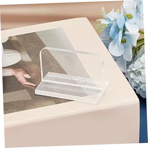 OUNONA 6pcs Fish Tank Cover Handle Fish Tank Cover Parts Aquarium Lid Handle Aquarium Lid Holder Aquariums Lid Holder Aquarium Tank Lid Handle Fish Tank Lids Handles Transparent Acrylic