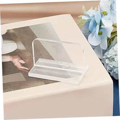 OUNONA 6pcs Fish Tank Cover Handle Fish Tank Cover Parts Aquarium Lid Handle Aquarium Lid Holder Aquariums Lid Holder Aquarium Tank Lid Handle Fish Tank Lids Handles Transparent Acrylic