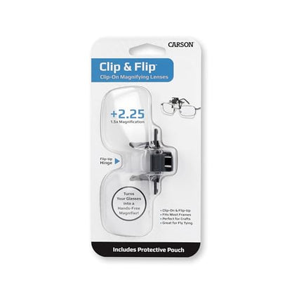 Carson Clip and Flip 1.5x Power Magnifying Lenses (OD-10)