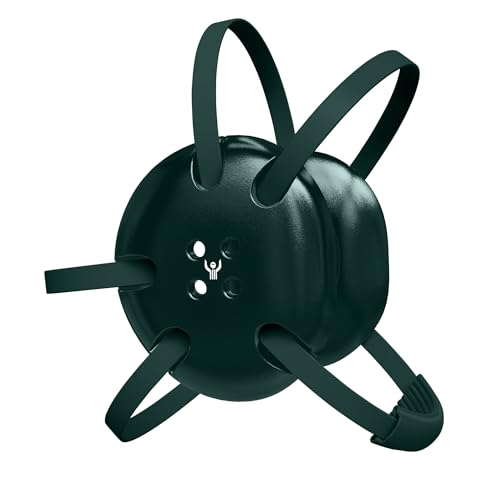 Classic Wrestling Headgear, Dark Green Straps - style: Dark Green w/ Dark Green Straps