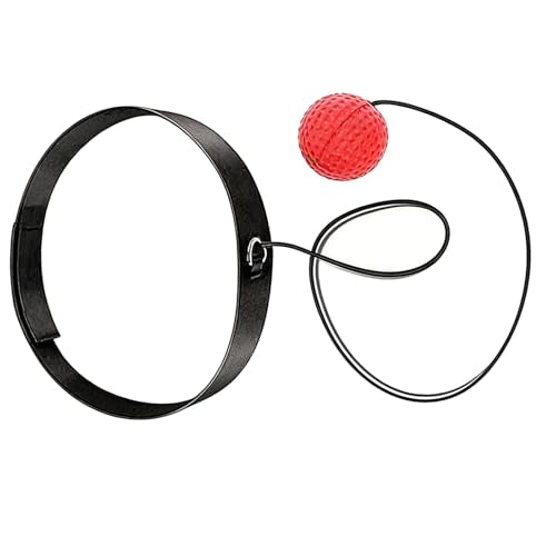 Boxing Reflex Ball Headband Set,Boxing Ball Headband Set for Fitness Hand Eye Coordination Speed Training