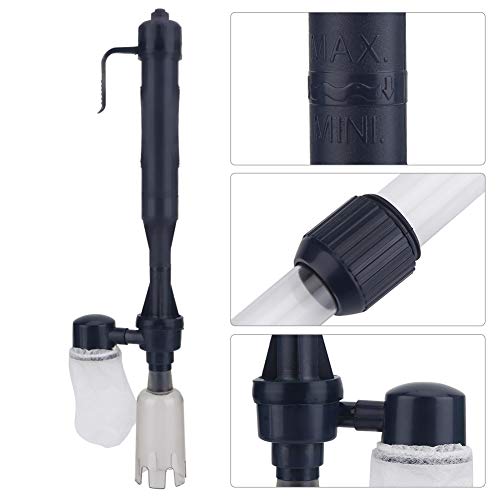 Ejoyous Fish Gravel Cleaner Electric Aquarium Pump Filter Water Changer Fish Cleaning Changing Tools