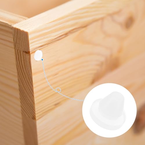 M METERXITY 15 Pack Silicone Hole Plugs - Snap in Locking Hole Plugs, Waterproof & Flexible, Apply to Automotive/Industrial/Wiring/Furniture/Offices/Kitchens (0.28-0.31 Inches, Clear) - size: 0.28-0.31 Inches
