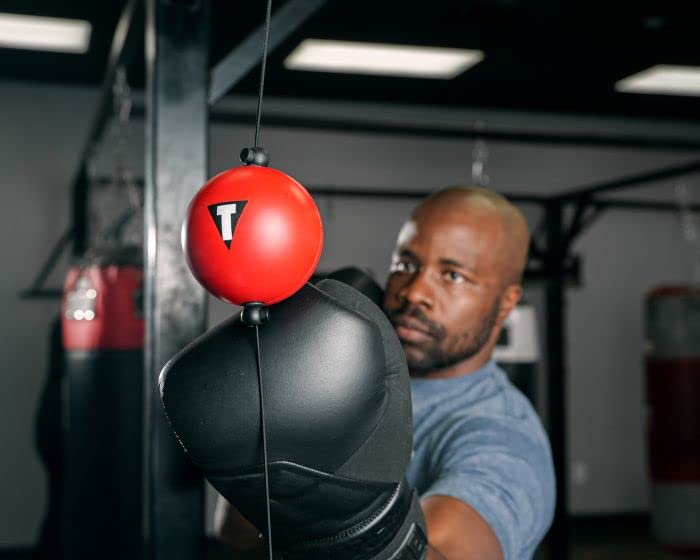 TITLE Boxing Quick Puncher 2.0 - Double End Bag, Speed Bags for Boxing, Punching Bag, Double End Punching Bags, Punching Bag for Adults, Boxing Bag, Boxing Equipment, Reaction Bag