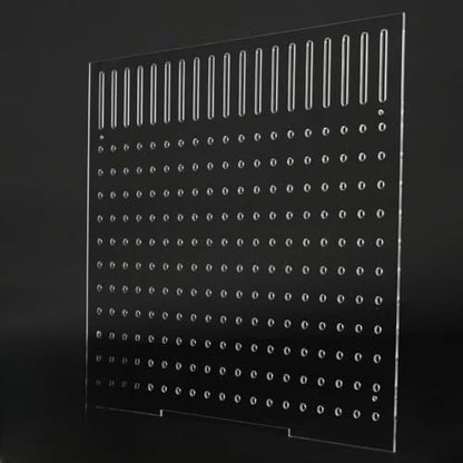 Acrylic Fish Tank Divider, Clear DIY Easy Install Isolation Board with Suction Cups, Aquarium Partition for Fish, Measures 15.74 X 11.81