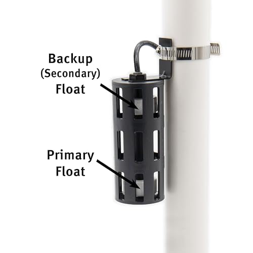 The Basement Watchdog Universal Dual Float Switch Replaces Piggyback Sump Pump Switches (BWC1)