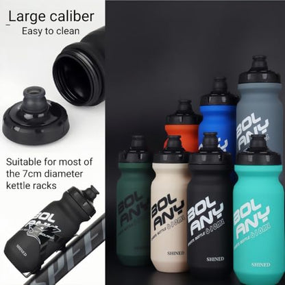 20oz Lightweight Sports Water Bottle PP Material BPA Free Squeeze Jet Straight Drink Cup Portable Outdoor Cycling Bottle (Blue) - color: Blue