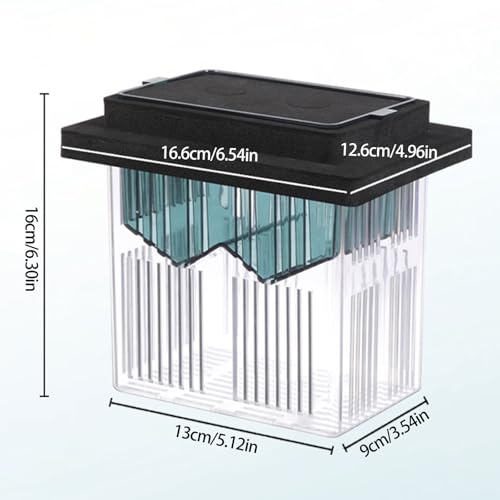 Floating Aquarium Hatchery Clear Breeding Box for Fish Shrimp Safe Habitats Hatching Container for Fishtanks Decoration Fishtanks Breeding Container
