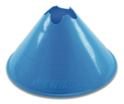 Kwik Goal Jumbo Disc Cones, Pack of 12 - color: Blue