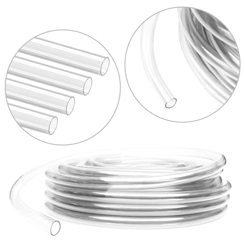 Clear Vinyl Tubing Clear Tubing Clear Hose PVC Tubing (3/4" ID x 1” OD x 10 Feet)
