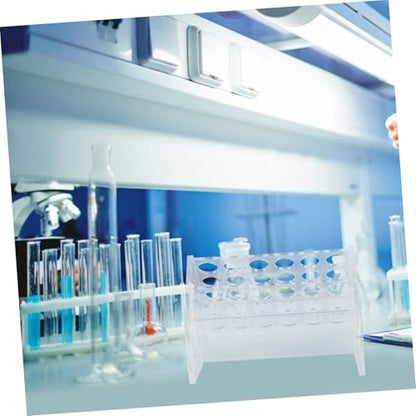 Multifunctional Rack for Test Tubes Storage Organizer with Angled Design for Easy Access Lab Test Tube Holder