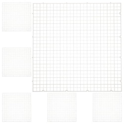 MERRYHAPY 6pcs Fish Tank Partition Boards Aquarium Filtering Plates 30x30cm White Pe Filter Grid Divider for Breeding Tanks and Aquarium Bottom Separation