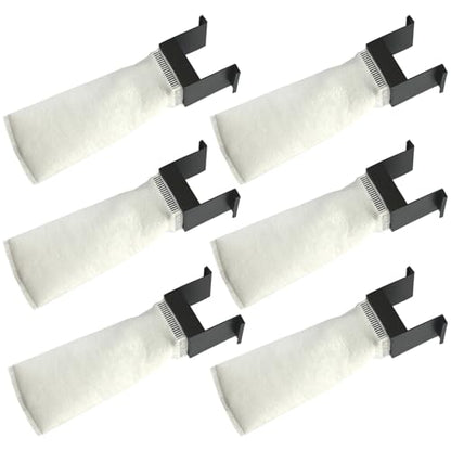 Set of 6 200 Micron Filter Bag Fit for Innovative Marine Fusion Pro 2 AIO 10/14/20/25/40L and Fusion AIO 15/20/25 Desktop Aquarium