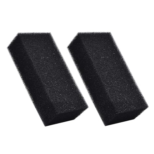 Filter Foam Sponges, Bio Sponge Filter Media Pad, Cut-to-Size Foam for Aquarium Fish Tank (10" x 4.7" x 2.75" (2pcs)) - size: 10" x 4.7" x 2.75" (2pcs)