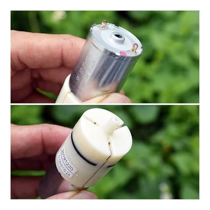 DC 6V 370 Carbon Brush Electronic Starter Air Pump Booster Pump 5V-6V Large Flow Mute Pump for Aquarium Fish Tank