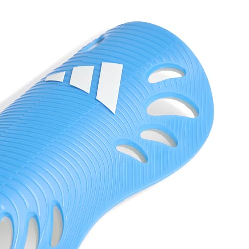adidas Unisex Adiflex Soccer Shin Guards - color: Lucid Ray Blue/White, size: Small