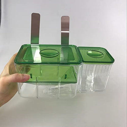 Fish Bowl Vase Aquarium Fish Tank Automatic Circulation Breeding Rearing Box Hatching Tool Aquarium for Home Decoration Small Fish Tank Starter Kit