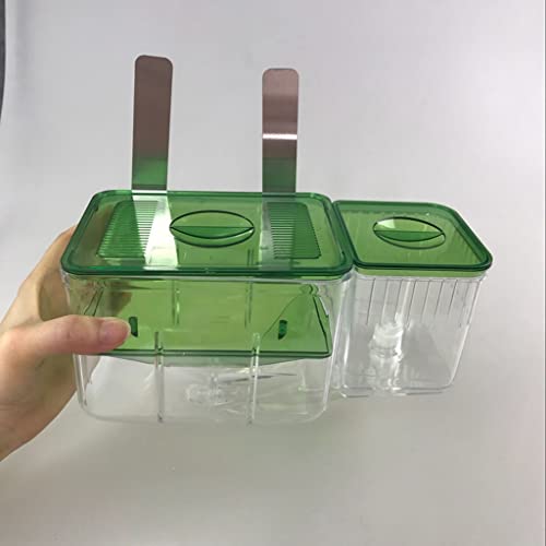 Fish Bowl Vase Aquarium Fish Tank Automatic Circulation Breeding Rearing Box Hatching Tool Aquarium for Home Decoration Small Fish Tank Starter Kit