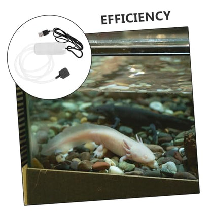 VICASKY Silent USB Air Pump Portable Oxygen for Fish Tanks Aquariums Aquatic Plants Compact Quiet USB Powered Oxygen Pump for Enhanced Water Quality