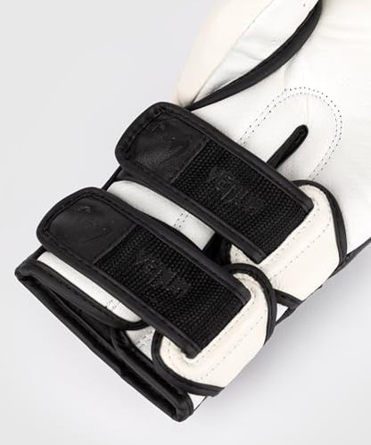 Venum Reverso Boxing Gloves - color: Snow White/Black, size: 10oz