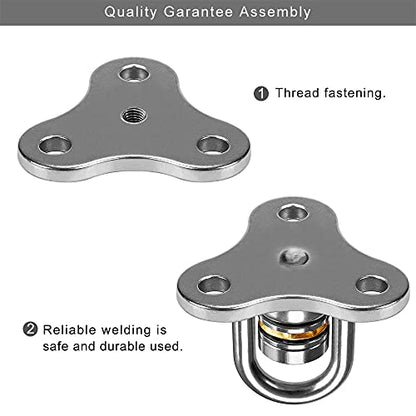 SELEWARE 1 Pack Tire Swing Swivel Hanger with Bearing Heavy Duty Swivel | 360 Degree Rotation Reduces Twisting, Smooth Swinging for Indoor Outdoor Tire and Saucer Swings - color: Bearing Swing Hanger, 1 Pack