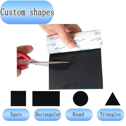 Non Slip Furniture Pads, Anti-Sliding Silicone Pads with Sticky Backing Self Anti-Scratch Adhesive Cuttable Rubber Floor Protectors for Any Furniture and Appliances (Black,40"x5"x0.04") - size: 40"x5"x0.04"