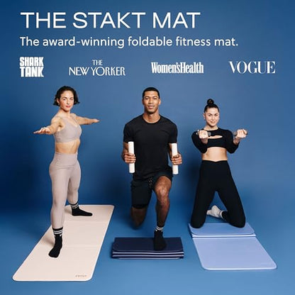Stakt The Original Foldable Yoga Mat - Non-Slip - color: Iron