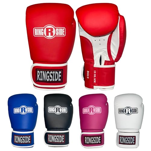 Ringside Striker Boxing Training Sparring Gloves - color: Red/White, size: Small-Medium