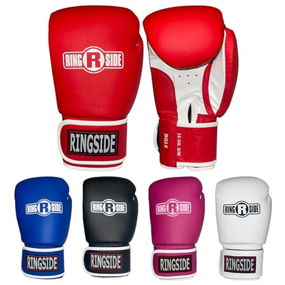 Ringside Striker Boxing Training Sparring Gloves - color: Red/White, size: Small-Medium