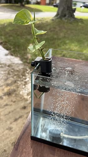 Aquarium Plant Holder for Standard Rimless Fish Tanks The Mini Tube 3D Printed - Pothos Holder - Stemmed Plant Holder -Aquascaping & Aquarium Tool Holder