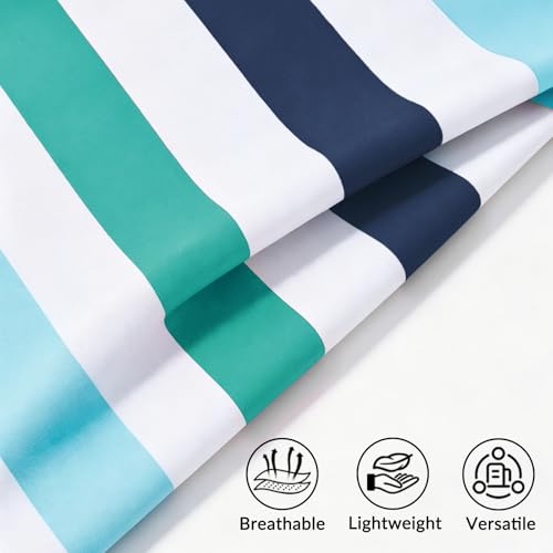 Exclusivo Mezcla 4 Pack Microfiber Quick Dry Large Beach Pool Towels - color: Multi-green/Purple/Navy/Brown, size: 30" x 60"