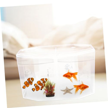 Box Small Separation Incubator Mini Divider Hatchery Landscape Isolating for Decorative Household Goldfish Octopus Spawning Desktop Tool Breeder Clear Micro Aquarium Isolation