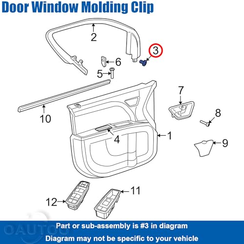 30pcs 1/4” (6mm) Hole Bumper Cover Fender Liner Splash Shield Retainer Wheel Opening Molding Clip for GM 21077123 Chrysler 6509103AA Ford W705436-S300