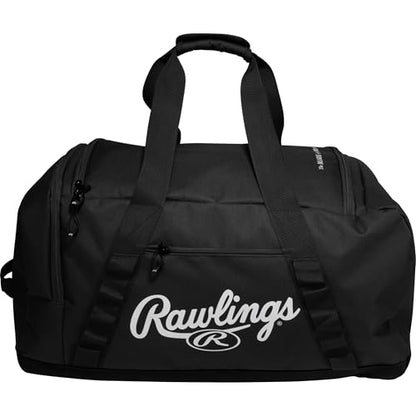 Rawlings Rawlings | Covert2 Duffel Equipment Bag | Baseball/Softball | Multiple Colors - color: Black