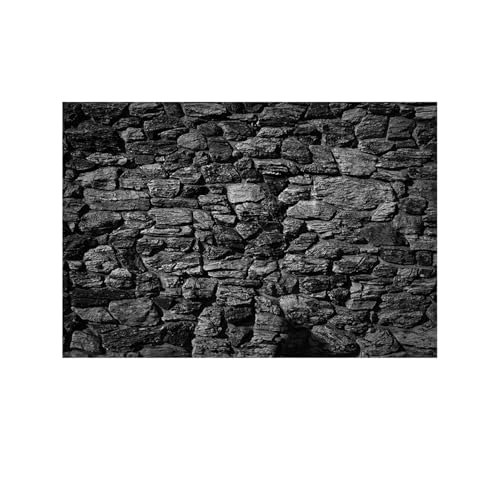 Aquarium Background Aquarium Background Sticker Marble Black Stone Rock Wall Wallpaper Fish Tank Reptile Habitat Terrariums Decorations(40x60cm 16x24in) - size: 40x60cm 16x24in
