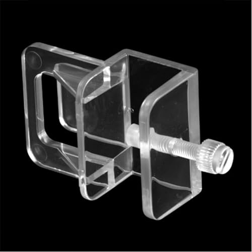 6 Pcs Aquarium Net Clip Fish Tank Anti Jumping Net Clip Tank Screen Net Holders Easy to Install Office Parts Replacement Home Pets Supplies Fixer Holder Acrylic Fixed Clip Aquarium Accessories