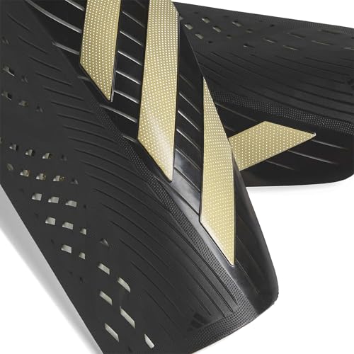 adidas Unisex Adult Tiro Soccer Shin Guards - color: Black/Gold Metallic/Club, size: Large