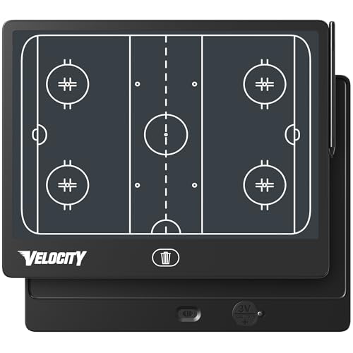 Velocity - Hockey LCD Coaching Board - Black - style: Hockey