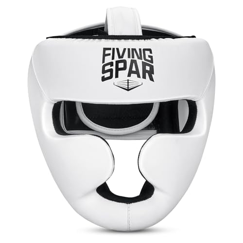 Boxing Headgear - color: White, size: Medium