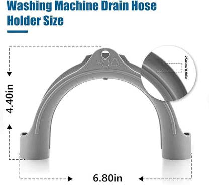 U Shape Washer Drain Hose Hook for Washing, Dishwashers, Sink Srain Hoses, U-Bend Hose Holder Hook