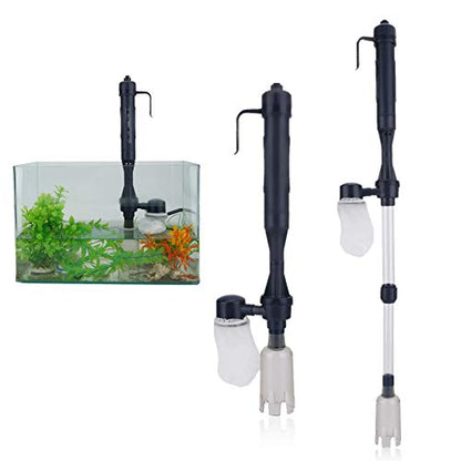 Fish Water Changer, Electric Aquarium Gravel and Sand Cleaner Siphon Pump Water Filter Automatic Aquarium Fish Water Changing Tools