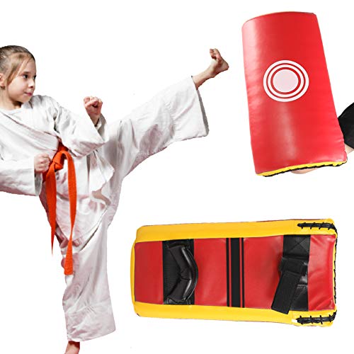 PerGar Taekwondo Block Target, Curved Kickboxing Kicking StrikeShield, Versatile Kickboxing StrikeShield, Foot Kickboxing Punching Pad Foot Hand Guard