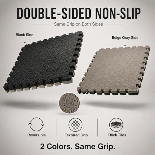 Professional Flexi-Roll Wrestling Mat – High-Density Shock Absorption for BJJ, Judo, MMA & Jiu Jitsu – Portable 1.2-Inch Thick Home Gym Training Flooring for Martial Arts & Yoga - size: 20" x 20" x 1.5" (12-Pack)