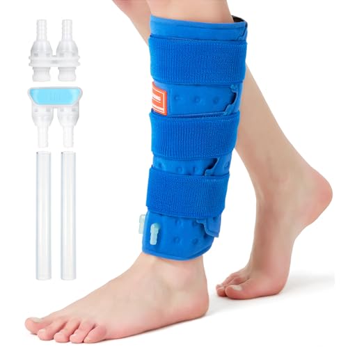 Calf Ice Pack Wrap for Cold Therapy Machine, Replacement Pad Only for Cryotherapy Unit, Cold Water Therapy for Shin Splint Relief, Leg Post-Surgery Swelling & Injury Recovery - Universal Connector