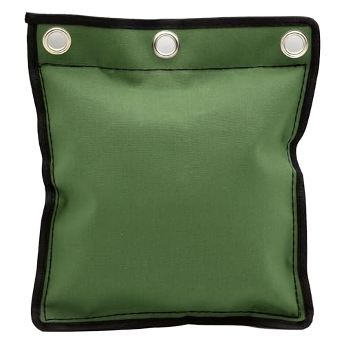 Wing Chun Wall Bag Canvas Leather Punch Bag for Kung Fu Boxing Training | Reinforced Stitching for Long-Lasting Durability - color: GREEN