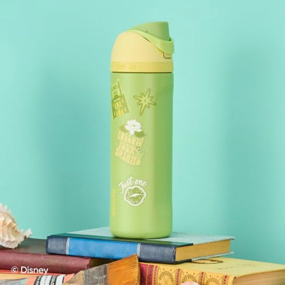 Owala Princess FreeSip Stainless Steel Water Bottle 24 oz Tiana - color: Tiana, size: 24 Ounces